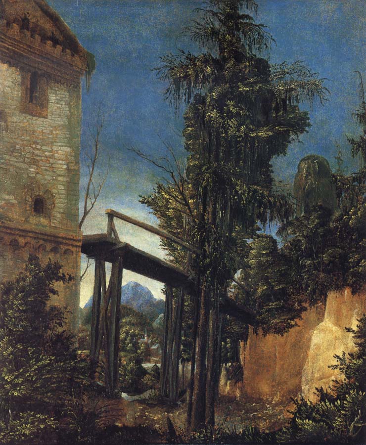 Landscape with a Footbridge